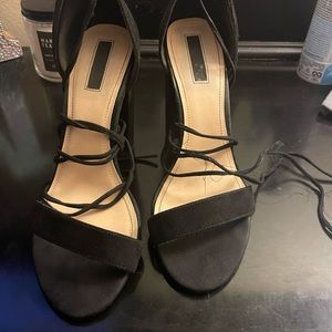 Lace up heels